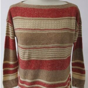Ralph Lauren Linen stripe sweater sz 1X
